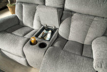 Load image into Gallery viewer, Mitchiner Reclining Loveseat with Console
