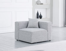 Load image into Gallery viewer, Cube - Linen Corner Chair
