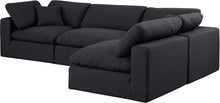 Load image into Gallery viewer, Comfy - 4 Piece Linen Fabric Modular Armless Sectional
