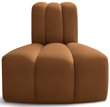Load image into Gallery viewer, Arc - Velvet Reverse Corner Chair - Saddle
