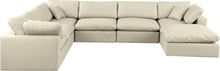Load image into Gallery viewer, Comfy - 7 Piece Faux Leather Modular Sectional With Chaise
