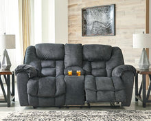 Load image into Gallery viewer, Capehorn Reclining Loveseat with Console
