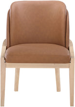 Load image into Gallery viewer, Navo - Faux Leather Upholstered Dining Chair - Natural Base
