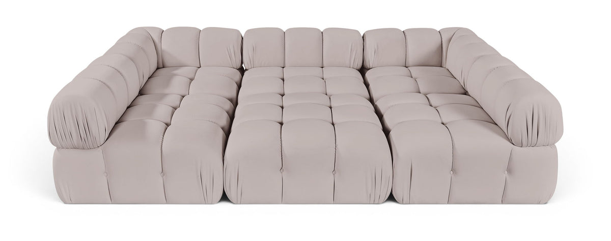 Orin - Velvet 6 Piece Modular Sectional