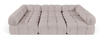 Orin - Velvet 6 Piece Modular Sectional