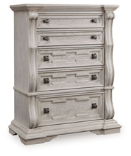 Load image into Gallery viewer, Bruchandi - Five Drawer Chest - Antique White
