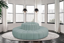 Load image into Gallery viewer, Arc - Faux Leather 8 Piece Round Modular Sofa
