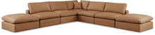 Load image into Gallery viewer, Comfy - 7 Piece Faux Leather Modular Corner Sectional
