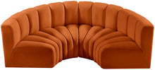 Load image into Gallery viewer, Arc - Velvet 4 Piece U-Shaped Modular Sofa
