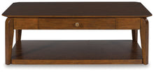 Load image into Gallery viewer, Trenmour - Rectangular Cocktail Table - Medium Brown
