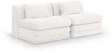 Load image into Gallery viewer, Stellar - 2 Piece 76" Upholstered Modular Armless Loveseat

