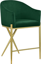 Load image into Gallery viewer, Xavier - Counter Stool with Gold Legs
