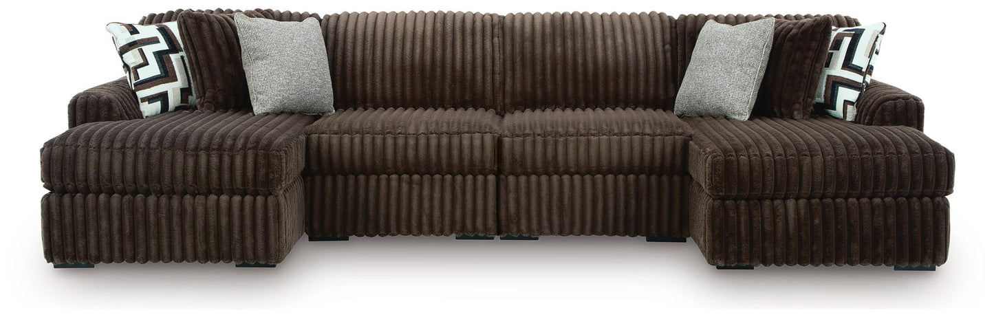 Midnight-Madness - Sectional - Chocolate
