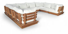 Load image into Gallery viewer, Mirella - 8 Piece Water Resistant Fabric Upholstered Outdoor Patio Modular Sectional
