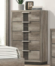 Load image into Gallery viewer, Crown Mark Furniture Rangley 5 Drawer Chest in Brown
