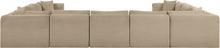 Load image into Gallery viewer, Shaggy - Fabric 9 Piece Modular U-Shaped Sectional
