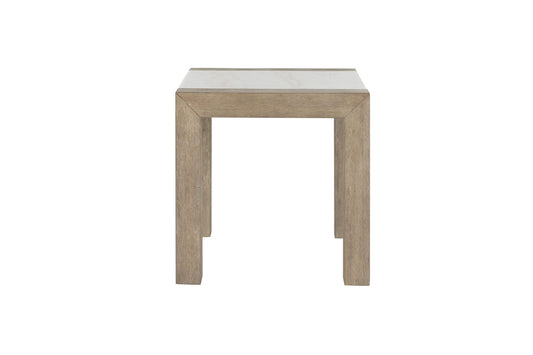 T1321 - End Table - Natural / White