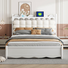 Load image into Gallery viewer, Storage Platform Bed, With 2 Big Drawers, Trundle, One Set Of Sockets &amp; USB Ports
