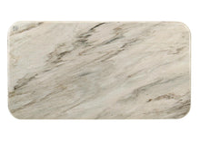 Load image into Gallery viewer, D070 - Oak Rectangular Dining Table With Marble Top - Golden Sand
