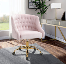 Load image into Gallery viewer, Arden - Office Chair with Gold Legs
