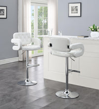 Load image into Gallery viewer, ST120 - Faux Leather Bar Stool (Set of 2)
