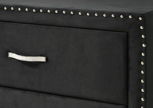 Crown Mark Furniture Lucinda 5 Drawer Chest in Black