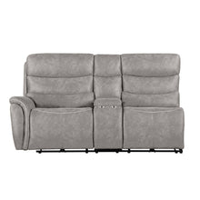 Load image into Gallery viewer, Kamari - LAF Console Loveseat With Dual Power Headrest &amp; Footrest - Gray
