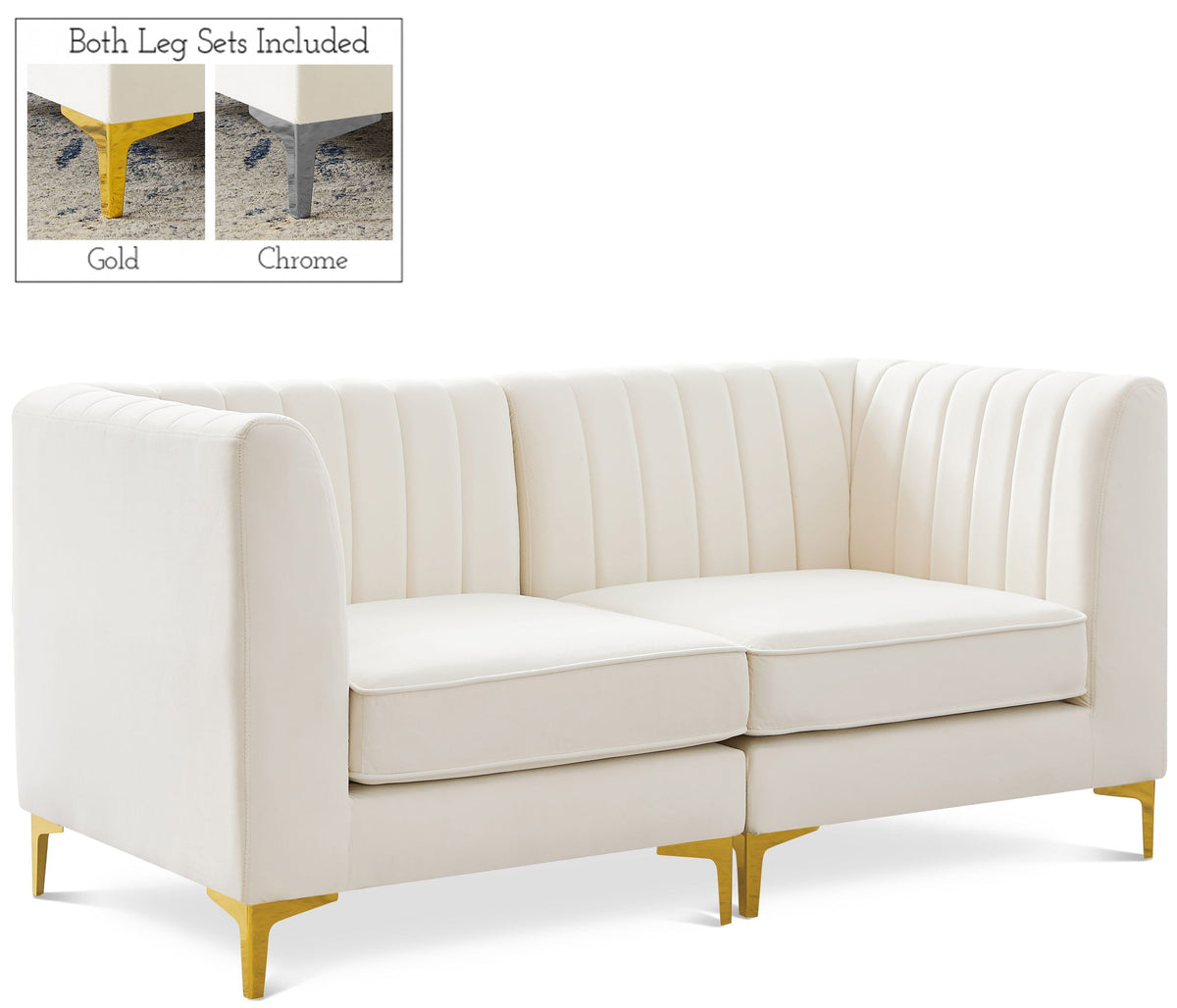 Alina - 2 Piece Modular Sectional
