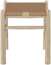 Load image into Gallery viewer, Santos - Faux Leather Upholstered Bench - Natural Frame
