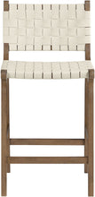 Load image into Gallery viewer, Entwine - Vegan Leather Upholstered Counter Stool - Painted Brown

