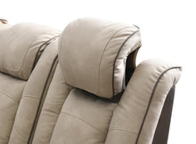 Load image into Gallery viewer, U78 - Power Reclining Loveseat With Power Headrest, Storage Arms / USB And Wireless Charger Chair - Sand / Brown
