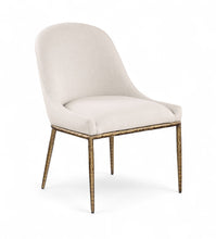 Load image into Gallery viewer, Ferro - Upholstered Dining Side Chair With Brushed Gold Legs

