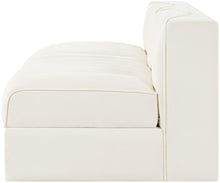 Load image into Gallery viewer, Rummi - Velvet Performance Fabric Upholstered 2 Piece Modular Armless Loveseat
