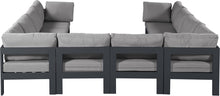 Load image into Gallery viewer, Nizuc - Outdoor Patio 10 Piece Modular Sectional With Gray Frame
