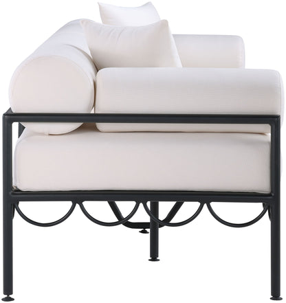 Portofino - Resilient Water Repellent Fabric 85.75" Upholstered Outdoor Patio Sofa