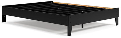Finch - Queen Platform Bed - Black
