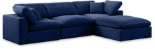 Load image into Gallery viewer, Comfy - 4 Piece Velvet Modular Sectional With Chaise
