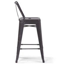 Load image into Gallery viewer, Rayne - Curved Back Metal Stool (Set of 2)
