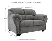 Load image into Gallery viewer, Allmaxx - Loveseat - Pewter
