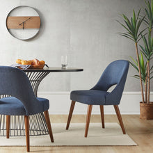 Load image into Gallery viewer, Dining Side Chair Upholstered Textured (Set of 2) - Navy
