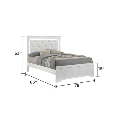 Blaze - Modern Bed With LED Headboard