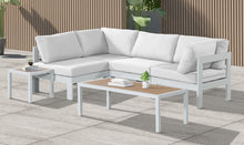 Load image into Gallery viewer, Nizuc - Outdoor Patio 4 Piece Modular Sectional With White Frame
