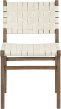 Load image into Gallery viewer, Entwine - Vegan Leather Upholstered Dining Chair - Painted Brown

