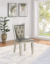 Load image into Gallery viewer, D106 - Side Chair (Set of 2) - Shimmer Silver
