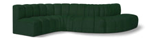 Load image into Gallery viewer, Arc - Boucle Fabric 6 Piece Curved Modular Sofa
