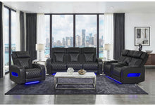 Load image into Gallery viewer, U8611 - Power Reclining Sofa With Power Headrest And LED - Charcoal
