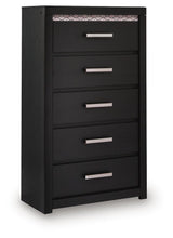 Load image into Gallery viewer, Brizmore - Five Drawer Chest - Black
