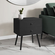 Load image into Gallery viewer, Accent Table &amp; Storage Drawers - Black
