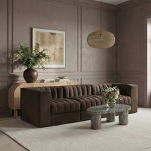 Load image into Gallery viewer, Rummi - Velvet Performance Fabric Upholstered 3 Piece Modular Sofa
