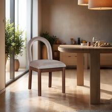 Load image into Gallery viewer, Conrad - Velvet Dining Chair With Brown Legs
